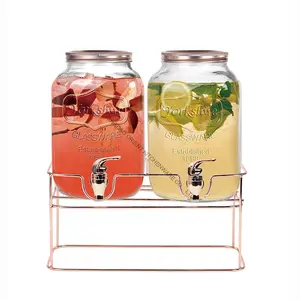 8L Yorkshire Vintage Mason Jar Glass Juice Dispenser (Metro Manila Delivery  Only)