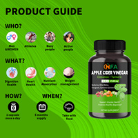 Suplemento Herbal en Cápsulas de Vinagre de Sidra de Manzana con Canela y Cúrcuma, Apoya la Salud de la Glucosa y Promueve una Digestión Saludable