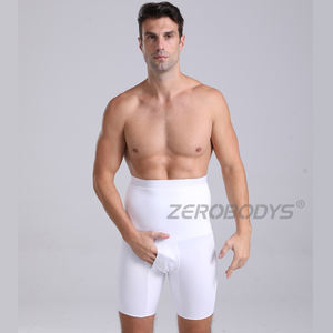 009 Fabrikpreis Herren Bauchweg-Shorts Hochtaillierte Unterwäsche Schlankmachende Formwäsche Body Shaper Bein Boxershorts - Product Image 2