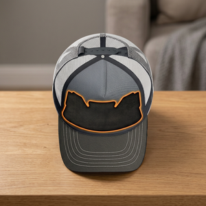 Casquette Trucker en Maille Bicolore Personnalisable avec Logo, Broderie 3D, Dos en Maille Respirante, Visière Courbée, Chapeau de Soleil Réglable pour l'Extérieur - Product Image 3