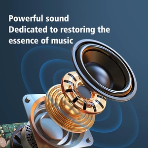 Bağnaz S49 taşınabilir kablosuz su geçirmez LED aydınlatma benzersiz tasarım 20W Loud Stereo ses kablosuz açık hoparlörler müzik kutusu - Product Image 4