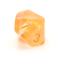 Logo de dés du MDN personnalisé jeu de dés en résine polyédrique style poisson pour donjons et dragons jeu de rôle dés de jeu