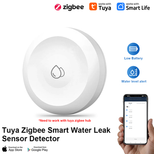 New Released Tuya <b>Smart</b> Water Leak Sensor Detector CR2032 Double-sided Flood Detection Work With Gateway WL-898FZ WL-898FZ Lithi - Product Image 5
