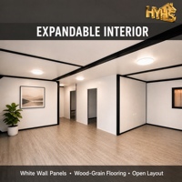 Maison conteneur modulaire préfabriquée à assemblage rapide, respirante et durable, pour le logement du personnel de bureau et les chambres à coucher