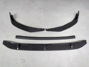 Welta - Juego de 4 Piezas de Alerón Delantero, ABS Liso Antiarañazos, Protector de Parachoques, Accesorios para el Kit de Carrocería Exterior para Volkswagen Bora 2019 - Product Image 2