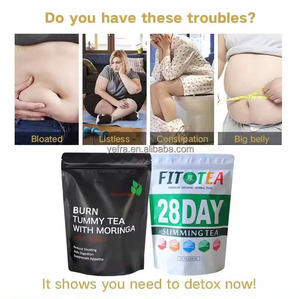Flat <strong>Slim</strong> Tummy <strong>Tea</strong> With Moringa Weight Loss 28 Days Skinny Detox <strong>Tea</strong> Slimming Burn Fat Flat Belly Green Teabag - Product Image 2