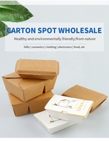Boîtes en papier de luxe personnalisées, écologiques, en matériaux recyclés, auto-érectables, avec pelliculage brillant, imperméables et gaufrées, pour plats à emporter rapides