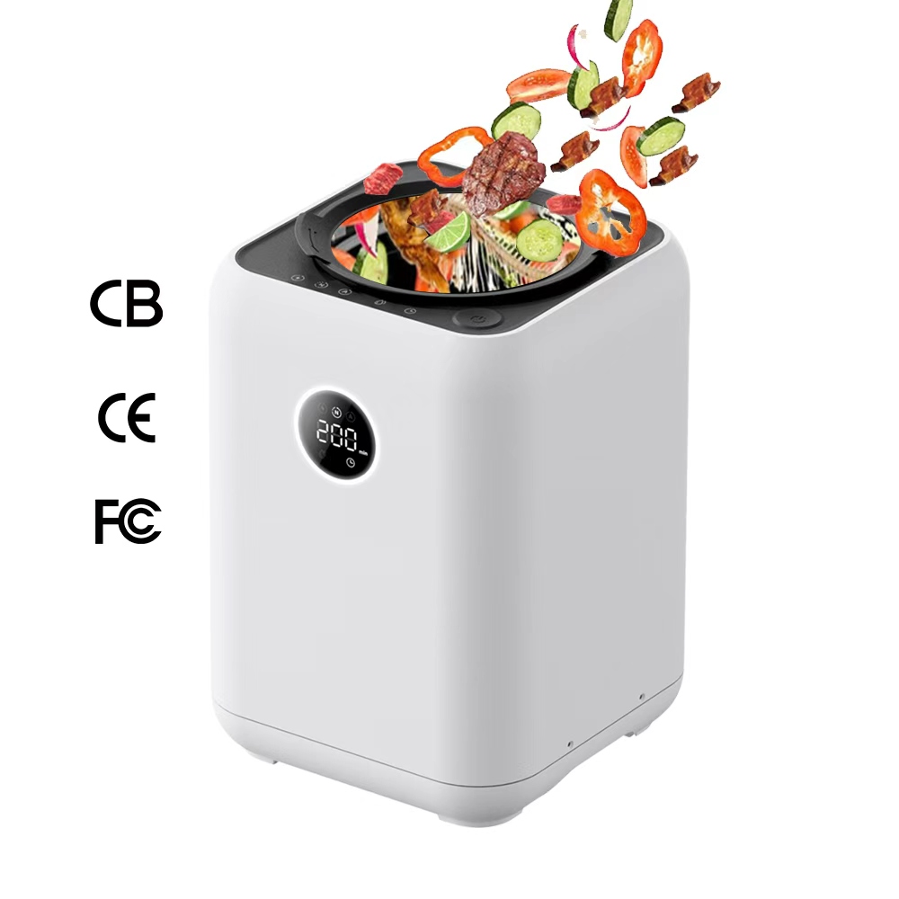 Fully Automatic Stainless Steel Electric Organic Food Waste Processor 3.0L Capacity Multigrind Technology Class Garbage Disposal