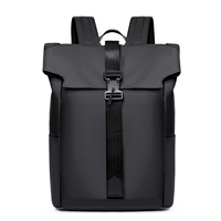 Sac à dos Oxford souple et imperméable WGX pour homme, avec fermeture éclair et fermoir, multifonctionnel, doublure en polyester, grand format