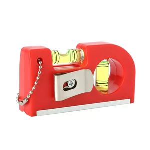 Niveaux à bulle miniatures industriels en plastique, précision 0,5 mm, portables, avec 2 bulles et clip - Product Image 4