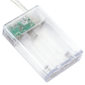 Catena di luci LED in filo di rame, 3 m, alimentata da 3 batterie AA, bianco freddo, ideale per decorazione e illuminazione d'ambiente in interni. - Product Image 2