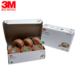Cinta Quirúrgica de Papel Microporoso <span class=keywords><strong>3M</strong></span> 1533-1, Cinta Médica <span class=keywords><strong>3M</strong></span> de 1 pulgada x 10 yardas (2.5m x 9.1m), 12 Rollos/caja - Product Image 1