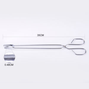 <span class=keywords><strong>Pince</strong></span> à aliments de cuisson, <span class=keywords><strong>pince</strong></span> à <span class=keywords><strong>ciseaux</strong></span> à pain pour <span class=keywords><strong>barbecue</strong></span>, outils en acier inoxydable, robot culinaire en métal, ensemble de bols à noix de coco pour <span class=keywords><strong>barbecue</strong></span>, 2 par kit - Product Image 2