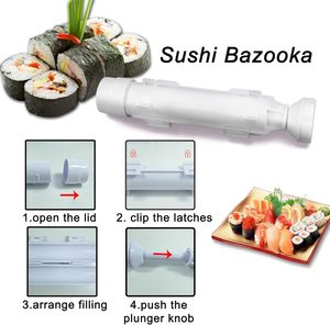 Kit de fabrication de sushi DIY écologique de 16 pièces, en plastique PP, moule à riz multi-formes, spatule à riz, facile à utiliser - Product Image 5