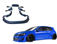 Passend für Volkswagen Golf 7 / Golf GTI Rocket Wide Body Kit Front- und Heckdiffusoren, Seitenschweller und Heckspoiler Karosserie-Kit