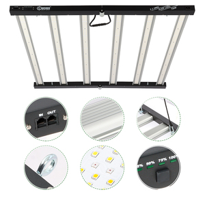 Lampe de culture LED à spectre complet 720W, haute intensité PPFD, pour plantes d'intérieur, hydroponie, serre, éclairage de croissance des plantes - Product Image 4