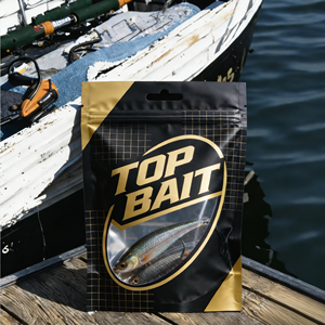 Sac à fermeture éclair personnalisé avec impression de logo, sac de rangement pour leurres de pêche, sac en plastique imperméable pour appâts de pêche - Product Image 4