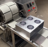 Équipement commercial électrique automatique pour la fabrication de feuilles de pâte à rouleaux de printemps avec convoyeur de refroidissement
