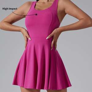 Faldas de <span class=keywords><strong>Tenis</strong></span> Deportivas Personalizadas OEM, Vestido Atlético, Ropa de Golf, Prenda Exterior para Mujer, Cintura Delantera Transpirable, Secado Rápido, Elástica <span class=keywords><strong>en</strong></span> 4 Direcciones - Product Image 2