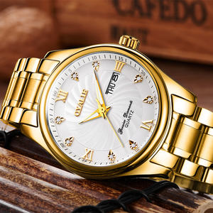 Reloj Deportivo Clásico de Lujo para Hombre, Resistente al Agua, de Acero Inoxidable, con Diamantes, Cuarzo, Visualización de Día de la Semana, Esfera de 40 mm, Correa de 22 mm, Relojes Hombre - Product Image 3