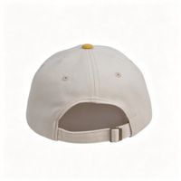 Casquette de papa en coton pur bicolore de qualité supérieure, 6 panneaux, logo brodé personnalisé, étiquette vintage, casquette souple non structurée