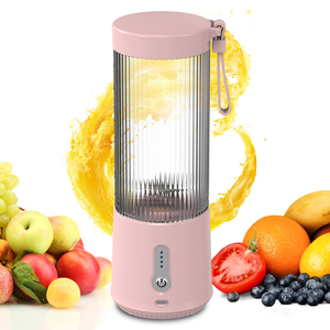 Vaso Mezclador Portátil Inalámbrico de 450 ml, Mini Licuadora Eléctrica de Frutas con Carga USB para el Hogar y Viajes - Product Image 1