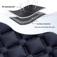 Matelas de camping léger et portable avec pompe à air externe, matelas de couchage gonflable en TPU, pompe à pied, matelas pneumatique pour dormir