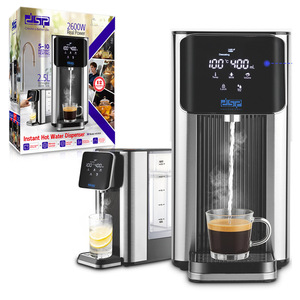 Distributeur d'eau chaude instantanée DSP 2,5 L 2600 W en acier inoxydable, chauffe-eau de bureau pour la maison et le bureau - Product Image 1