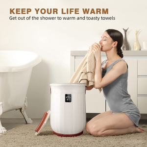 سخان مناشف هادئ التشغيل - مجفف كهربائي منخفض الضوضاء مع مؤقت ووظيفة ضبط درجة الحرارة - Product Image 3