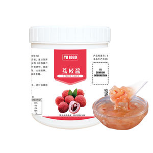 Concentré de confiture de citron, fraise, myrtille et poire de haute qualité pour les sirops de thé et les jus frais, emballé en bouteille, avec sucre - Product Image 2