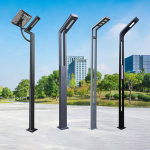Lampe de jardin LED moderne en aluminium, poteau haut, avec indice <span class=keywords><strong>d</strong></span>'étanchéité IP65, courant alternatif, pour paysage, villa, cour, <span class=keywords><strong>design</strong></span> simple, éclairage <span class=keywords><strong>extérieur</strong></span> - Product Image 1