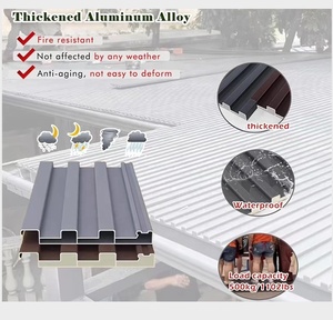 Abri de voiture extérieur en aluminium de haute qualité Amas Sun Shade avec panneaux Great Wall pour parking - Product Image 4