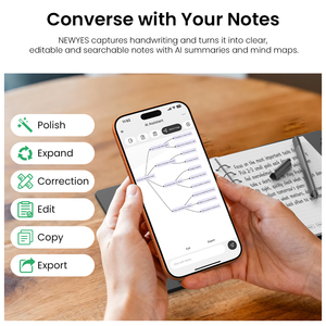 ปากกาอัจฉริยะ NEWYES แบบดิจิทัล ลบได้ พร้อมชุดปากกาสไตลัสอัจฉริยะ ปากกาเขียนแบบดอทเมทริกซ์ AI สร้างภาพ SyncPen ปากกาอัจฉริยะ - Product Image 6