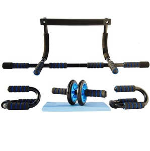 Wellshow Multi-purpose Gym Doorway Chin up Pull up <strong>Bar</strong> Push Sit up Dip <strong>Bar</strong> Abdominal <strong>Crunches</strong> Total Upper Body Workout <strong>Bar</strong> - Product Image 1