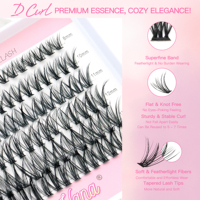 Zephyr Breeze Light Airy DIY Cluster Eyelash 90D B Curl 11-17mm Open Mic Night Amateur Stage Talent Showcase Community