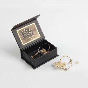 Paquets de coquillages écologiques personnalisés pour colliers, bougies naturelles, cils rigides, escargot pressoir transparent, emballage de bijoux en papier de luxe - Product Image 1