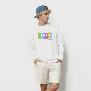 Sudadera de Mujer <span class=keywords><strong>con</strong></span> Cuello Redondo y Estampado Pintado, 100% Algodón, <span class=keywords><strong>con</strong></span> Logotipo y Colores Personalizados - Product Image 6