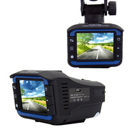 Caméra embarquée 2-en-1 Hotelling russe avec enregistreur vidéo 1080p, détecteur radar et mesure de vitesse fixe 2.0 pouces