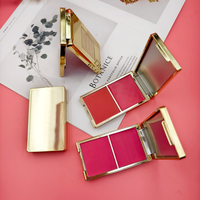 Custom Matte Palette 2-in-1 Blush Make-up Crèmeachtige Poederblush en Bronzer Palette Hoge Pigmentatie Private Label Blush Palette