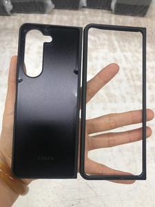 Funda de teléfono 2 en <span class=keywords><strong>1</strong></span> con ranuras traseras, negra mate, barata, para Samsung Z Fold 8, Z Flip 8, 7, 6, 5, 4, 3, de PC y TPU, cubierta vacía con ranuras - Product Image 3