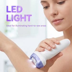 Depiladora 2 en 1 Recargable para Mujer, Afeitadora Eléctrica Corporal, Limpiador Facial, Depilación Femenina, Recortadora de Bikini, Afeitadora de Piernas para Mujer - Product Image 5