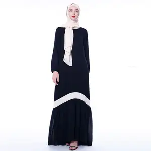 Costumes Fantaisie Pour Femmes Muslim Women Islamic Eid Abaya Long Plus Size One Piece Dress Outfit Plain Prayer Thobe
