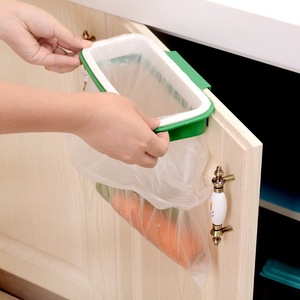 High Quality Portable Hanging Trash <strong>Bin</strong>, Space Saving Plastic Garbage Bag Storage <strong>Rack</strong> - Product Image 3