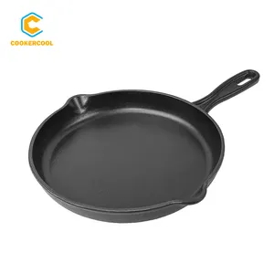 Cookercool Round non stick gas flat griddle frying pan skillet