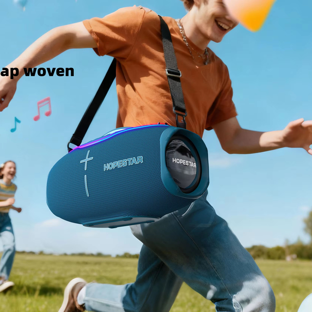 Original HOPESTAR H90 220W Wireless for Speaker Portable Waterproof SpeakerTWS Karaoke RGB Home Theatre with 1 Microphone