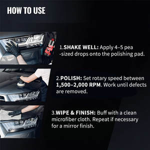 Lucidante <span class=keywords><strong>per</strong></span> Auto Getsun, Composto Abrasivo Liquido, Cera <span class=keywords><strong>per</strong></span> Lucidatura - Product Image 3
