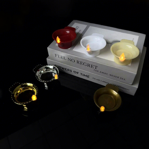 Mini lampe à induction étanche, lampe à huile LED, bougies sans flamme, allumage/extinction automatique, flamme vacillante, bougies de nuit - Product Image 2
