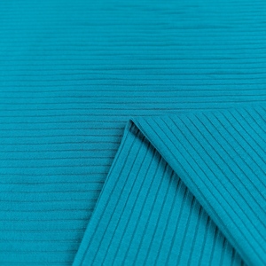 Hoogwaardige 220gsm 95% Rayon 5% Spandex rib textiel 4*2 rib French Terry vierweg stretch stof voor T-shirts - Product Image 4