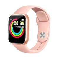 Pulsera Inteligente Y68, Notificaciones Deportivas, Información Meteorológica, Esfera Personalizable D20, Reloj Inteligente