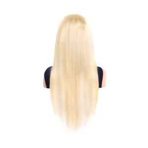 Perruques en cheveux humains vierges brésiliens bruts, pas chères, blond miel 613, perruque en dentelle complète HD pour femmes noires, perruque en dentelle frontale en cheveux humains - Product Image 4